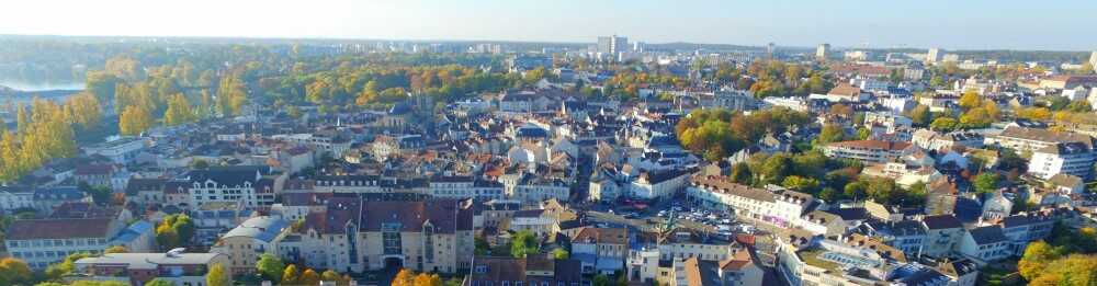 panorama de Melun, ville de province près de Paris, histoire et géographie de la ville.